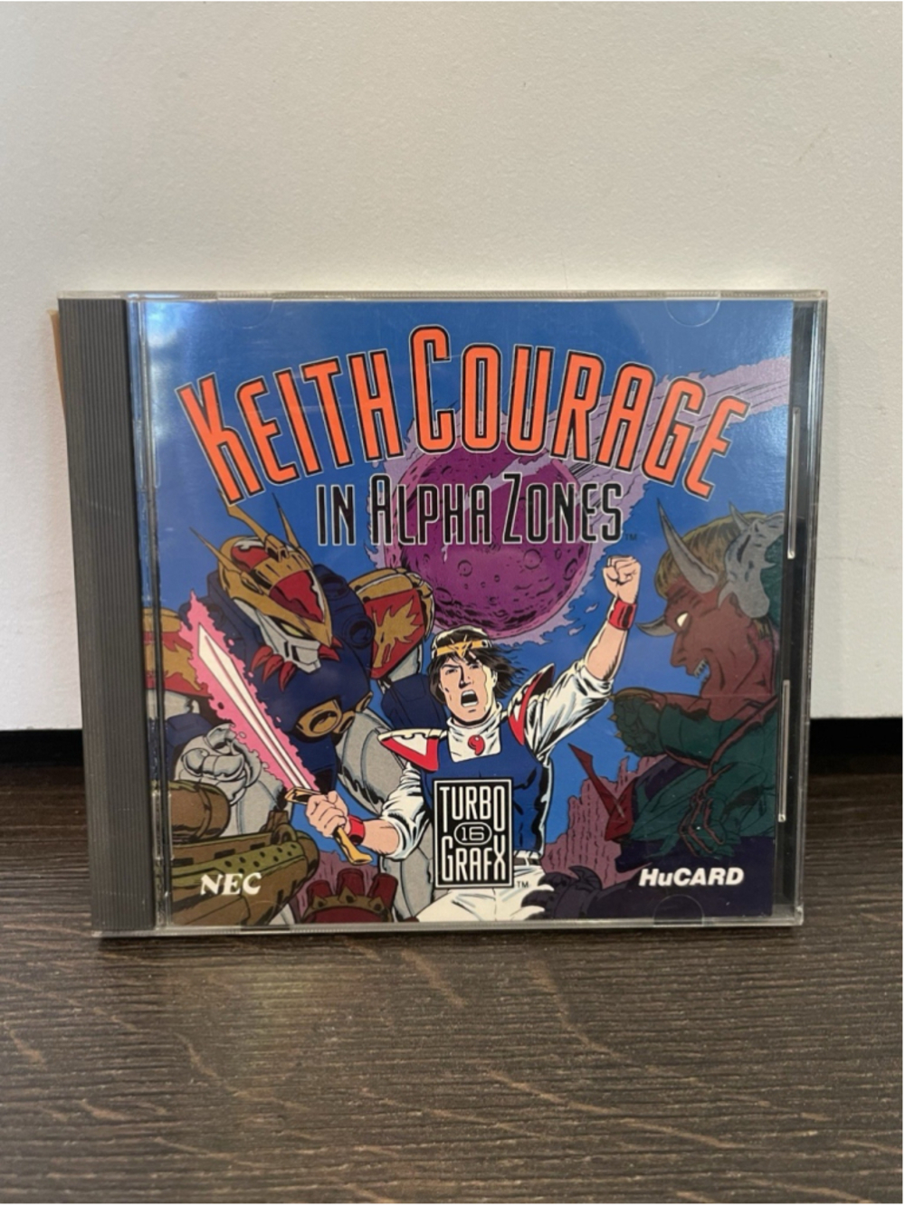 Keith Courage in Alpha Zones TurboGrafx-16, 1989 w/Manual
